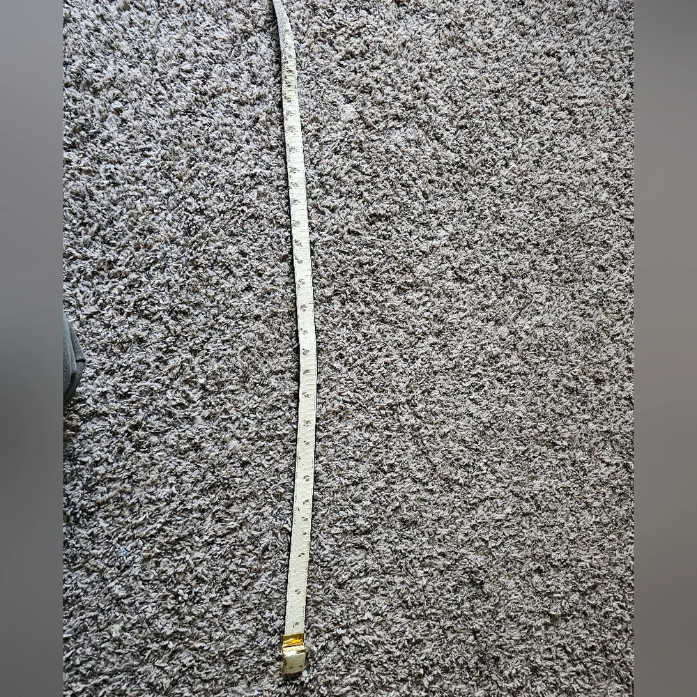 L.F.B‎ watersnake skin vintage leather belt